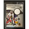 Image 1 : 2006 UPPER DECK AUTHENTIC FABRICS #AF-NK NIKOLAI KHABIBULIN SP GAME USED