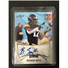 Image 1 : 2021 LEAF DRAFT FOOTBALL #BA-BS2 BRANDON SMITH ROOKIE AUTOGRAPH