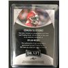 Image 2 : 2021 LEAF DRAFT FOOTBALL #BA-DM1 DYLAN MOSES ROOKIE AUTOGRAPH