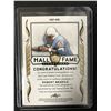 Image 2 : 2021 LEAF HALL OF FAME SIGNATURES #HOF-RBI ROBERT BRAZILE