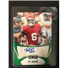 Image 1 : 2021 LEAF DRAFT FOOTBALL #BA-TB2 TRE BROWN ROOKIE AUTOGRAPH