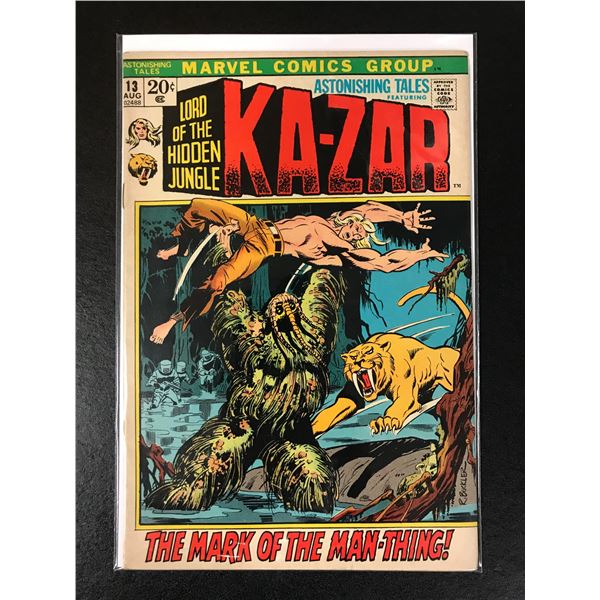 Astonishing Tales featuring KA-ZAR #13 (MARVEL COMICS)