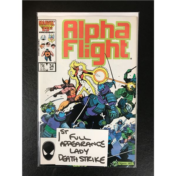 ALPHA FLIGHT #34 (MARVEL COMICS)