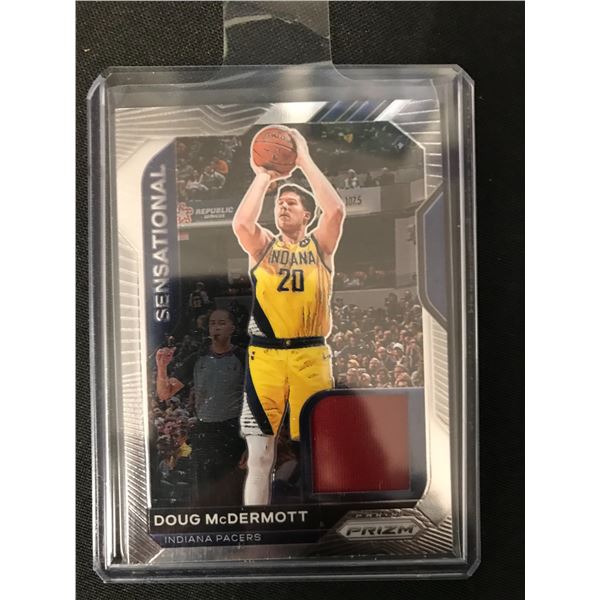 2020-21 PANINI PRIZM BASKETBALL #SSW-DMC DOUG McDERMOTT GAME WORN/ USED MATERIAL