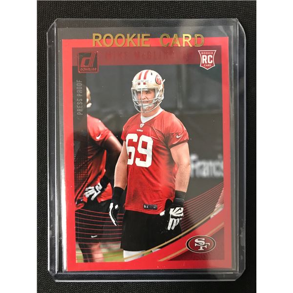 2018 Donruss Press Proof Red #352 Mike McGlinchey