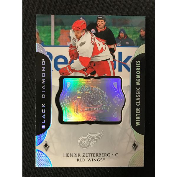2020-21 UPPER DECK BLACK DIAMOND HOCKEY #WC-HZ HENRIK ZETTERBERG WINTER CLASSIC MEMORIES