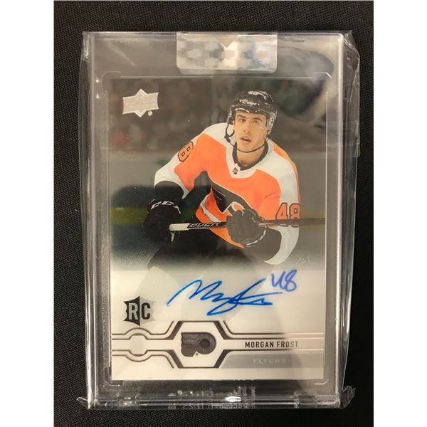 2019-20 UPPER DECK CLEAR CUT HOCKEY #CC-FR MORGAN FROST RC AUTOGRAPH