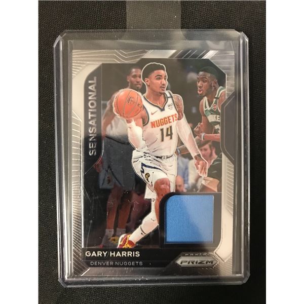 2020-21 PANINI PRIZM BASKETBALL #SSW-GHR GARY HARRIS GAME WORN/ USED MATERIAL