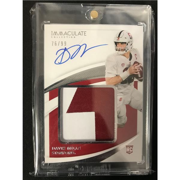 2021 PANINI IMMACULATE COLLECTION COLLEGIATE  #PPA-DM DAVIS MILLS RC AUTO 76/99