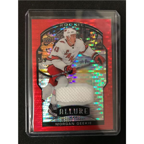 2020-21 UPPER DECK ALLURE #74 MORGAN GEEKIE RED RAINBOW JERSEY