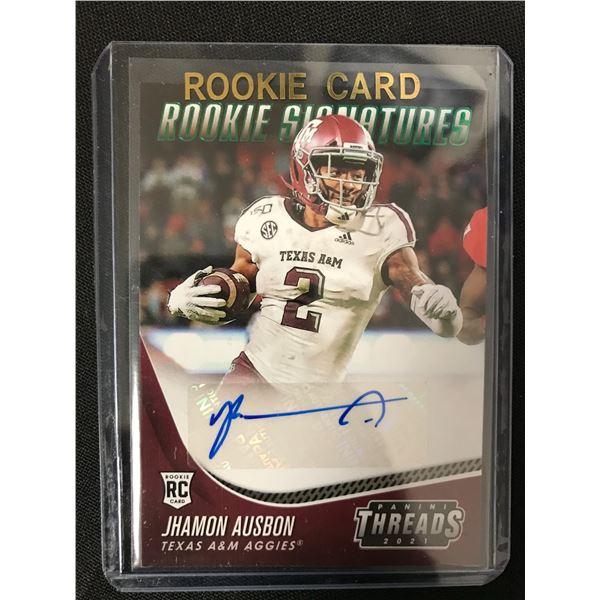 2021 PANINI CHRONICLES THREADS DRAFT PICKS #TS-JAB JHAMON AUSBON ROOKIE SIGNATURES