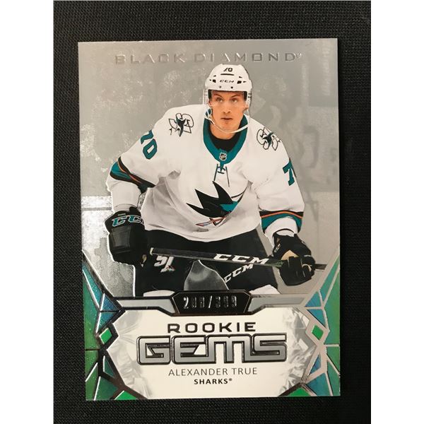 2020-21 UPPER DECK BLACK DIAMOND HOCKEY #RG-TR ALEXANDER TRUE ROOKIE GEMS