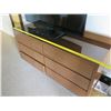 Image 10 : Large Samuelson Wooden Dresser Credenza w/ 6 Drawers 72"x24"x34"H