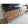 Image 3 : Large Samuelson Wooden Dresser Credenza w/ 6 Drawers 72"x24"x34"H
