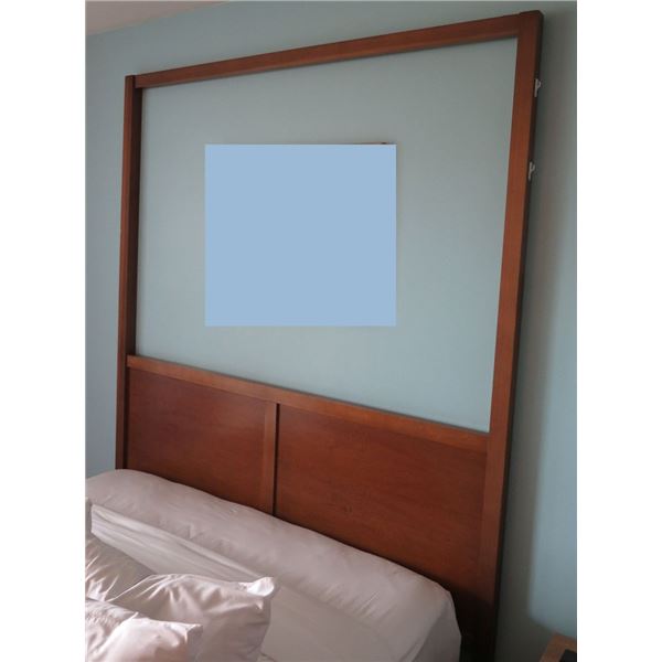 Queen Size Wooden Headboard (Framed Art & Bed Not Included) 66 x90 H