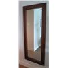 Image 1 : Wood Framed Wall Mirror 28"x68"H