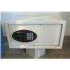 Image 1 : White Metal Combination Safe 17"x14"x9"H