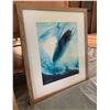 Image 8 : Qty 2 Framed Photographic Art - Waves (42 1/2" x 26" & 19" x 22")