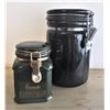 Image 1 : Two Ceramic Kitchen Storage Canisters
