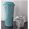 Image 1 : NEW Steeped Tea Insignia Mug with Infuser - Colour Teal - 13.5 oz