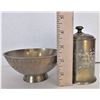 Image 2 : Brass Bowl and Container Set , Made in India