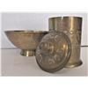 Image 3 : Brass Bowl and Container Set , Made in India