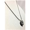 Image 1 : Necklace with Black Heart