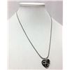 Image 2 : Necklace with Black Heart