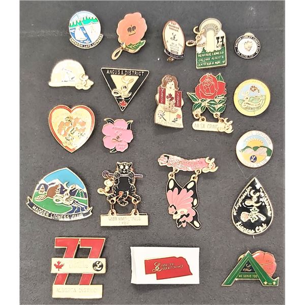 TWENTY Lioness' Club Pins