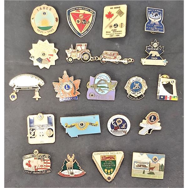 TWENTY Lions' Club Pins