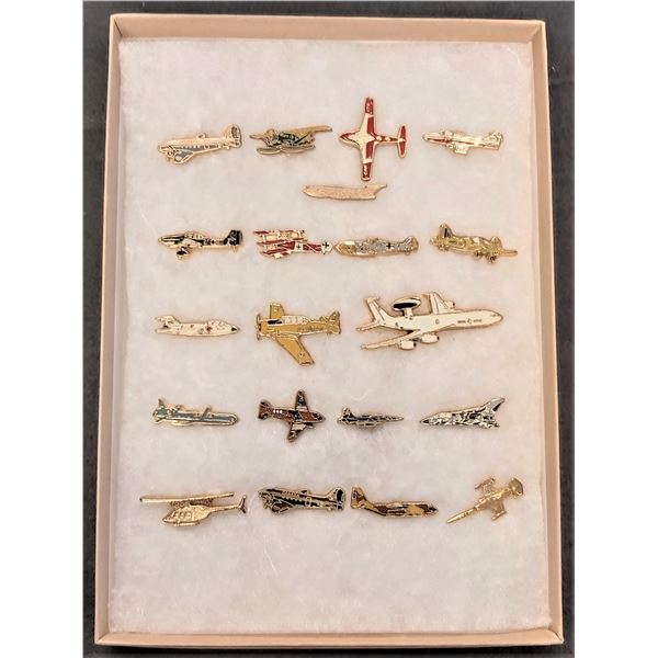 TWENTY Airplane and Helicopter Pins