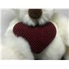 Image 2 : Valentine's Day Stuffed Bear - White , With Tag, RUSS