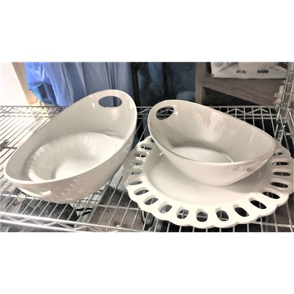 Dishes, Bowls and Large Plate