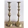 Image 1 : Pair of Brass Candlesticks