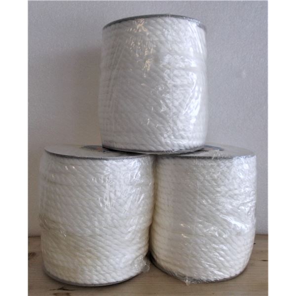 Three Spools of Macramé Cord - NEW - Each Spool is 216 Feet