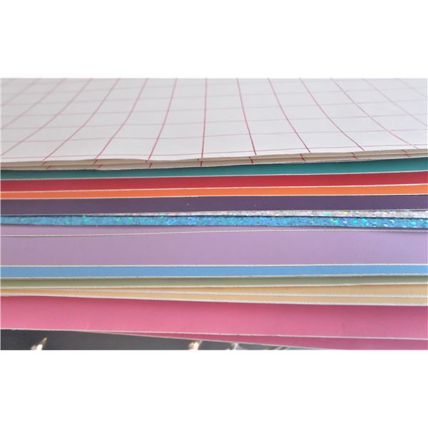 Lot of Craft Vinyl and Transfer Sheets - Each Piece is 12" by 24"