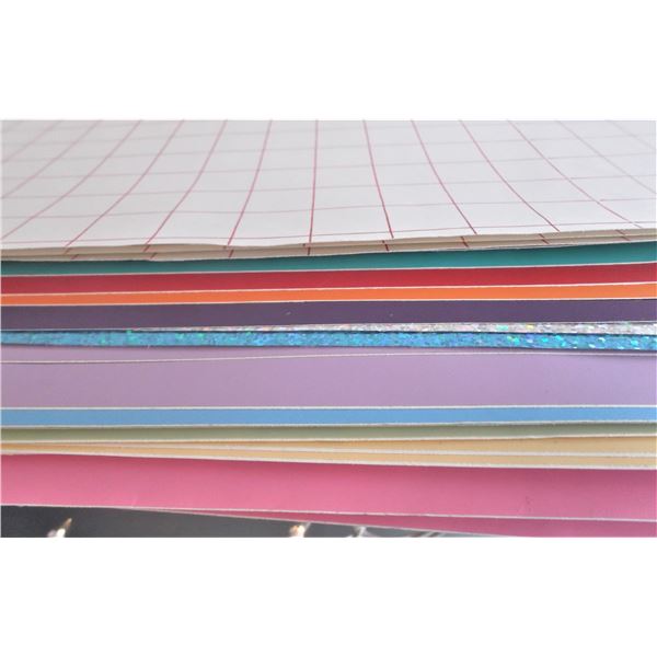 Lot of Craft Vinyl and Transfer Sheets - Each Piece is 12" by 24"