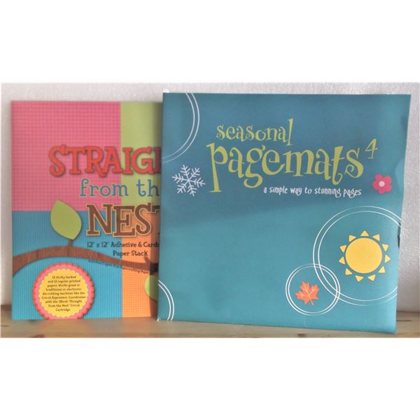 Scrapbook Supplies: Seasonal Page mats and Various Cardstock