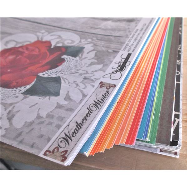 Large Lot of Cardstock