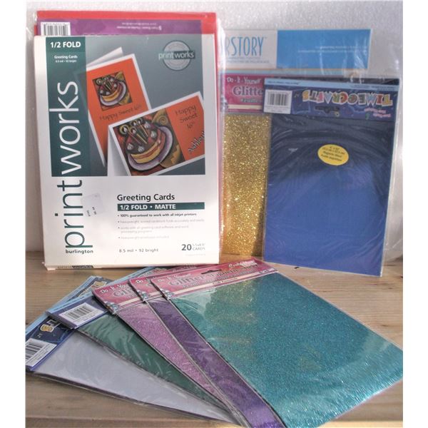 Laminating Pouches, Magnetic Sheets, Foam Sheets, Cardmaking Items