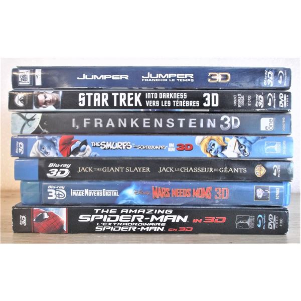 3D DVD/Blu-Ray - Movies - Action