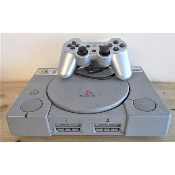 Play Station One System - One Controller - No Power Supply