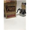 Image 3 : Vintage Silex Glass Coffee Maker In Box Percolator approx: 10.75" tall