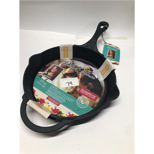 New 10" Cast Iron Pre-seasoned Skillet The Pioneer Woman