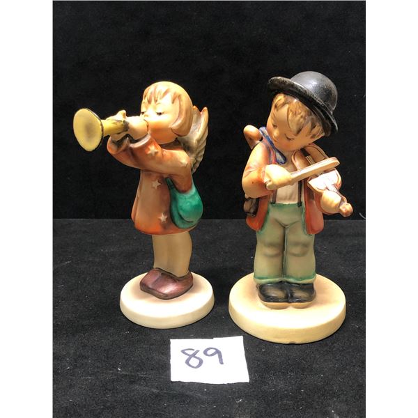2 Goebel Germany Figurines Musical Vintage Approx: 5"