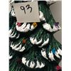 Image 3 : Ceramic Light up Christmas Tree Works Missing 2 bulbs 16.5"T 11"W