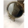 Image 2 : Mirror / Tray With Stand Gold tone Mirror is approx: 16.5"x11.5"