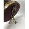 Image 3 : Mirror / Tray With Stand Gold tone Mirror is approx: 16.5"x11.5"