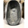 Image 2 : Old Galvanized Tub with handles approx: 29.5"L 14.5"W 9"T