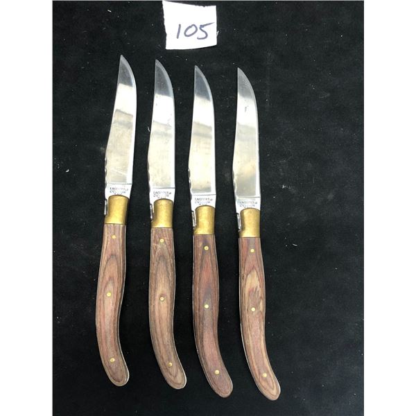 4 Laguiole L'éclair Steak Knifes Knife set 8.75"